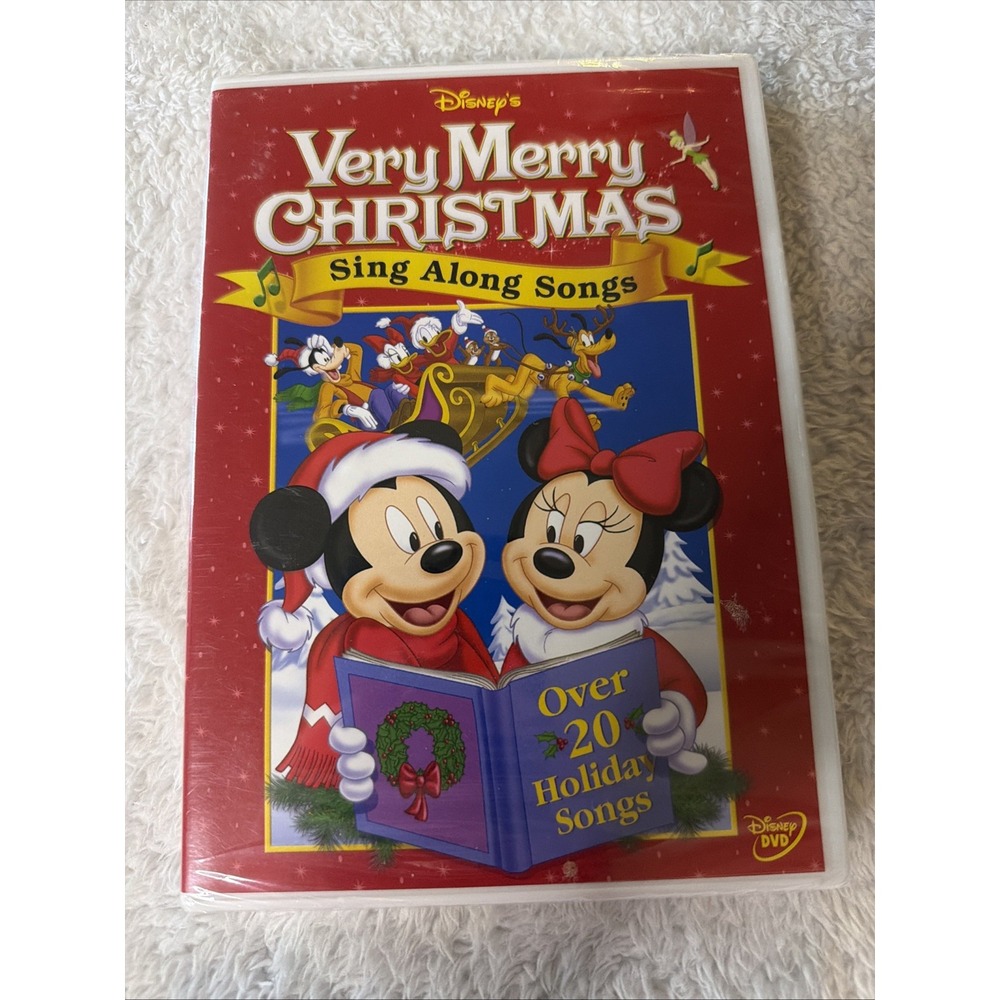 Disney's Sing Along Songs Very Merry Christmas Dcd 2002 Brand New Sealed Vtg